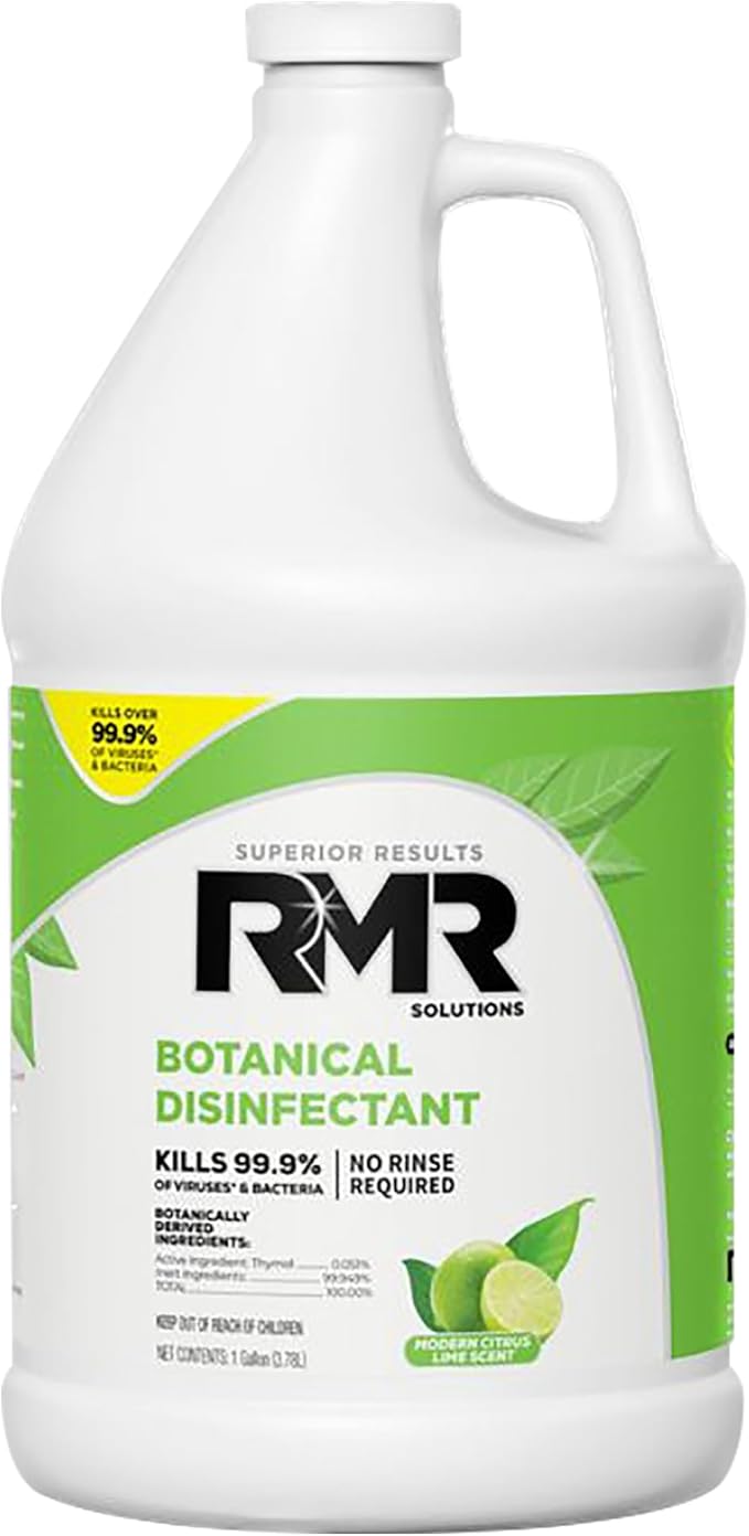 RMR Brands Botanical Disinfectant and Cleaner Kills 99% of Household Bacteria and Viruses EPA Registered 1 Gallon