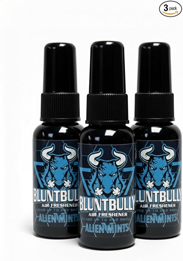 Air Freshener (Alien Mints) (3 Pack) Premium Oil Based Air Freshener Spray. Long-Lasting Room Bathroom Office &amp Car Scent | Eliminates Odors from Smoke Pets &amp More