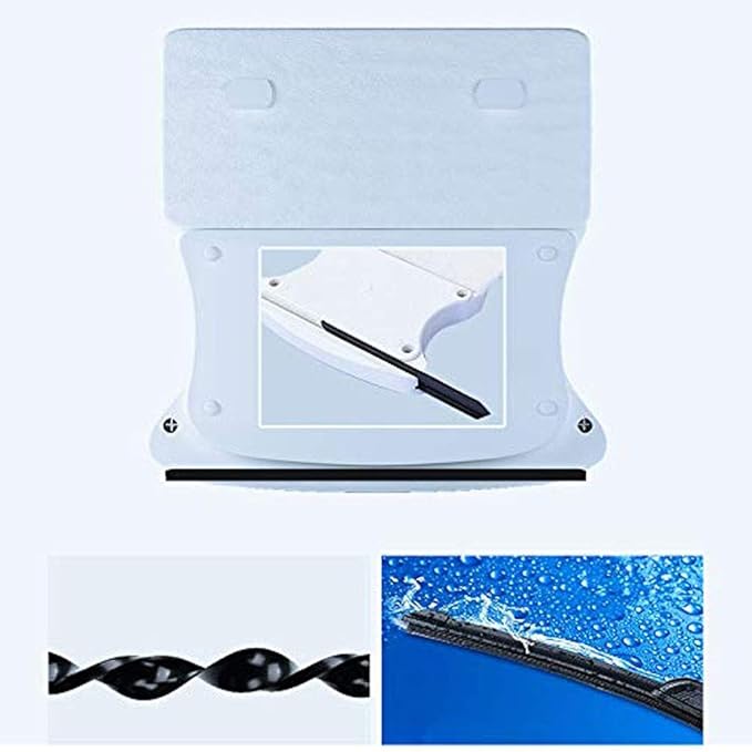 Adjustable Magnetic Double-sided Glass Wiper Double-layer Household Cleaning Tool