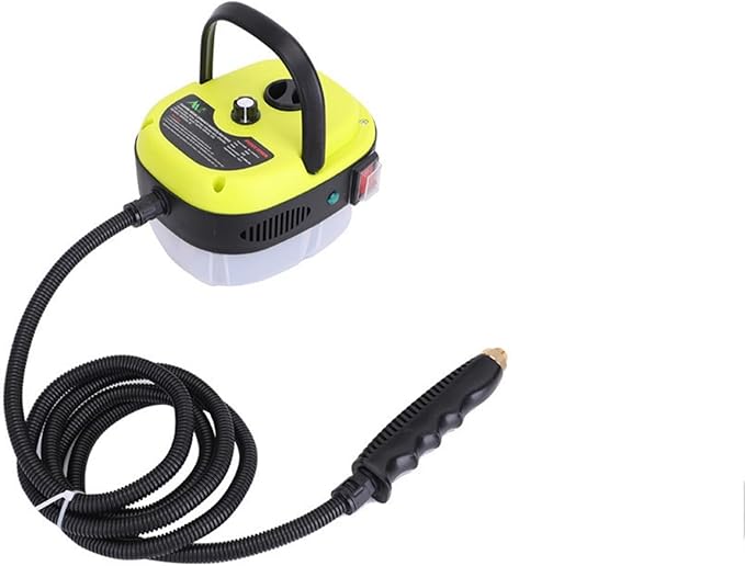 Portable Handheld Steam Cleaner 6-Level Adjustable Handle 10s Heat-Up Large Quarts Tank High Pressure Steam Machine for Dirt Grease Grout Tile Floor Car(Style2)