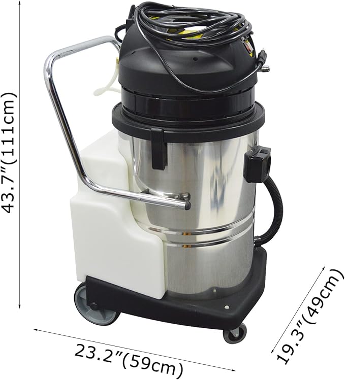 80L Carpet Cleaner Machine Vacuum Cleaner 3 in 1 Carpet Extractor Machine for Carpets Curtains Sofas 2000W110V