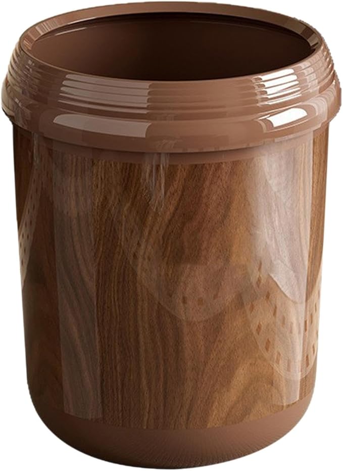 Yajuyi Trash Can Wastebasket Trash Bin Garbage Container for Bathroom Living Room S