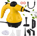 1200W Handheld Steam Cleaner - High Temperature Pressurized Portable Steamer with 10 Attachments for Deep Cleaning Kitchen Bathroom Car Interiors &amp Windows