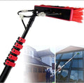 Window Cleaner Kit Window Cleaning Pole Water/Hose Fed Extendable Pole Window Cleaning Brush Equipment Cleaning Photovoltaic and Solar Panels