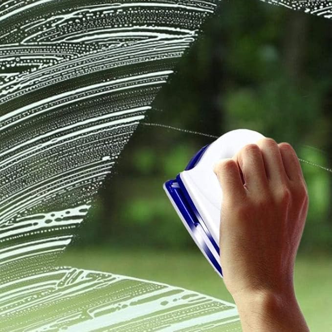 Outside Magnetic Window Cleaner Window Vacuum Cleaner Window Cleaner for Windows Tiles Shower &amp Cabinets Glass Wipe Weak Window Glass Cleaning Tool