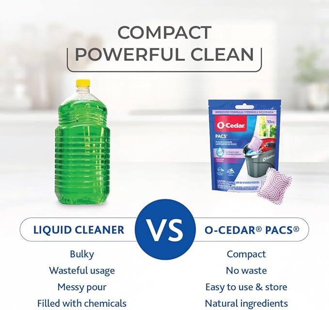 O-Cedar EasyWring Microfiber Spin Mop &amp Bucket Floor Cleaning System + 2 Extra Mop Head Replacements with Lavender Pac (Variety Pack)