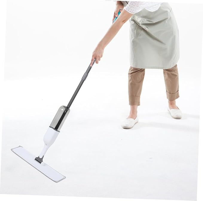 Microfiber Mop for Floor Cleaning Wet and Dry Use Suitable for Hardwood Laminate and Tile Home and Office Cleaning Tool Refillable Bottle