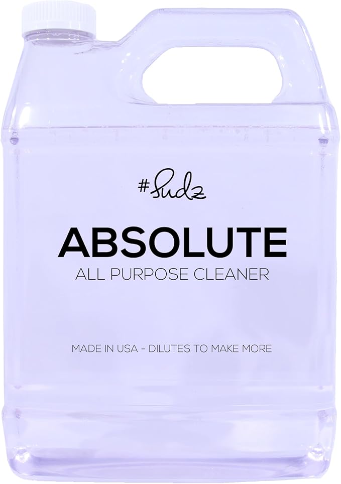 SudzBox Absolute All Purpose Cleaner - Cleans Leather Fabric Tires Wheels Engine Bay Vinyl Shoes + More - 64 oz. Half Gallon
