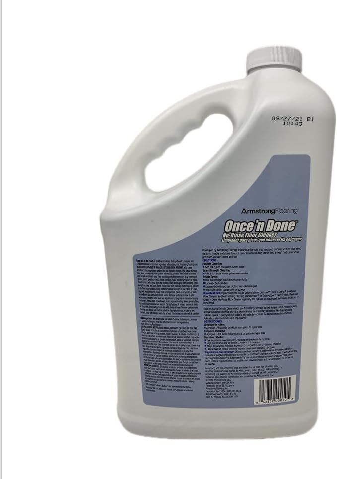 Armstrong 330408 Once 'N Done Concentrated Floor Cleaner 1-Gallon