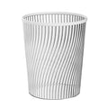 Dorm Trash Can 2 Gallon Round Durable Plastic Easy to Clean Waste BasketTrash Bin Garbage BinSlim Profile Bathroom Garbage Can for Compact SpacesDormsKitchenBathroomBedroomOffice