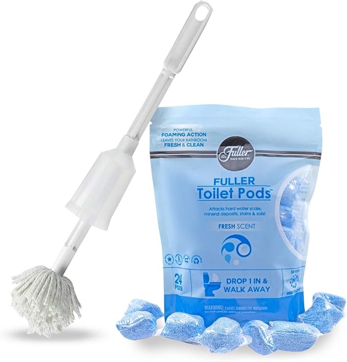 Pod &amp Swab - Multi Use Bathroom Swab + Fuller Toilet Pods™ (24 Pods)