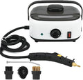 2500w Handheld High Temp Portable Cleaning Machine Steam Cleaner Natural Steam Cleaner with 3 Brush Heads 6-Level Air Output Adjustment Portable Multipurpose Steam Cleaner for Kitchen FurnitureCar