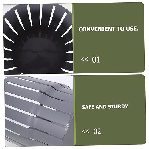 Thickened Garbage Bucket Small Wastebasket for Home Office Bathroom Material Lightweight Gray Trash Can for Household Use