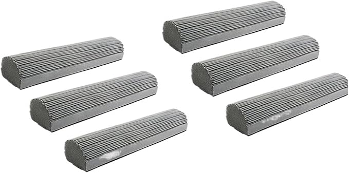 Squeeze Self-draining Collodion Mop Wood Floor Tiles Spin Household Cleaning Tools to Clean Walls and Ceilings(6PCS Sponge Head)