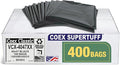 Aluf Plastics - Value COEX 3 Ply Garbage Bags 45 Gallon 1.7 Mil (eq) 40x47 Black 400 Count