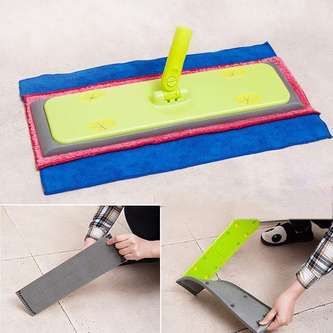 Professional Microfiber Mop | Stainless Steel Handle | Premium Pads