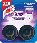 Harpic 100 gm - Lavender Flushmatic In-Cistern Toilet Cleaner Blocks | Toilet Flush Cleaner Balls