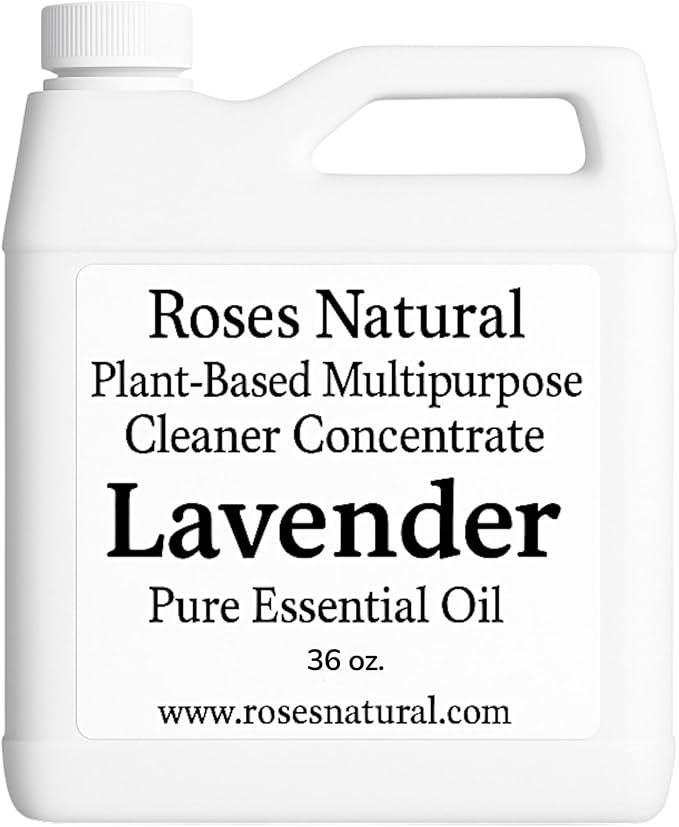 Lavender Multipurpose Cleaner Concentrate 36 oz | Plant-Based Non-Toxic Biodegradable | Streak-Free Cleaning for Kitchen Bathroom Glass &amp Floors