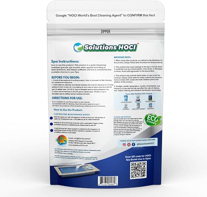 Spa Hot Tub Bathtubs &amp Whirlpools Cleaner - Spa Surface Cleaner Bomb - Super Cleans Your Spa - 400 Grams Pack SB 400G