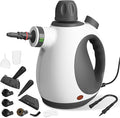 Handheld Steam Cleaner Pressurized Multi-Purpose Natural Steamer with 12 pcs Accessories Steamer for Cleaning Car Countertop Bathroom Upholstery Shower Couch Tile Grout Window Grease