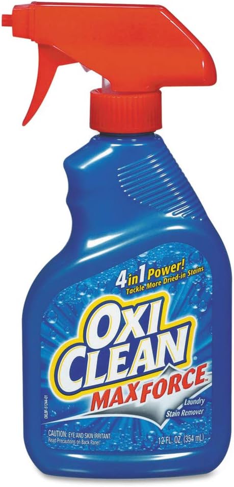 OxiClean Max Force Stain Remover 12 oz Spray Bottle 12-Pack