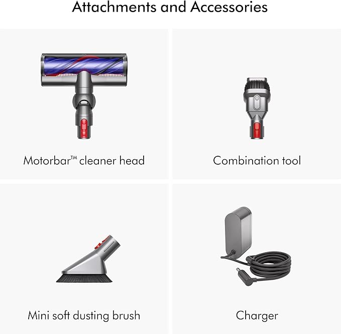 Dyson V7 Animal Cordless Stick Vacuum Cleaner Iron (Renewed)