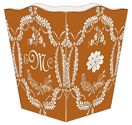 Marye-Kelley WB892-Burnt Orange Provencial Wastepaper Basket
