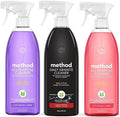 Method Cleaner Sprays - Multi-Surface Cleaners variety Pack - Stone Shower And multi Purpose Cleaners 28 Ounce (3 Pack)