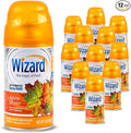 12 WIZARD AUTOMATIC SPRAY REFILLS 5 oz AUTUMN BREEZE