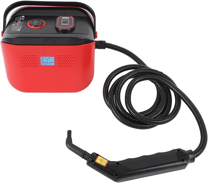 Handheld Steam Cleaner Portable Pressurized Steam Cleaner High Temperature Steamer Cleaning Machine For Home Car Detailing Kitchen Bathroom Floor Grout Furniture Tile (US Plug