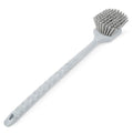 SPARTA 40501EC23 Plastic Large Scrub Brush Kitchen Brush Utility Brush With Long Handle For Cleaning 20 Inches Gray (Pack of 6)