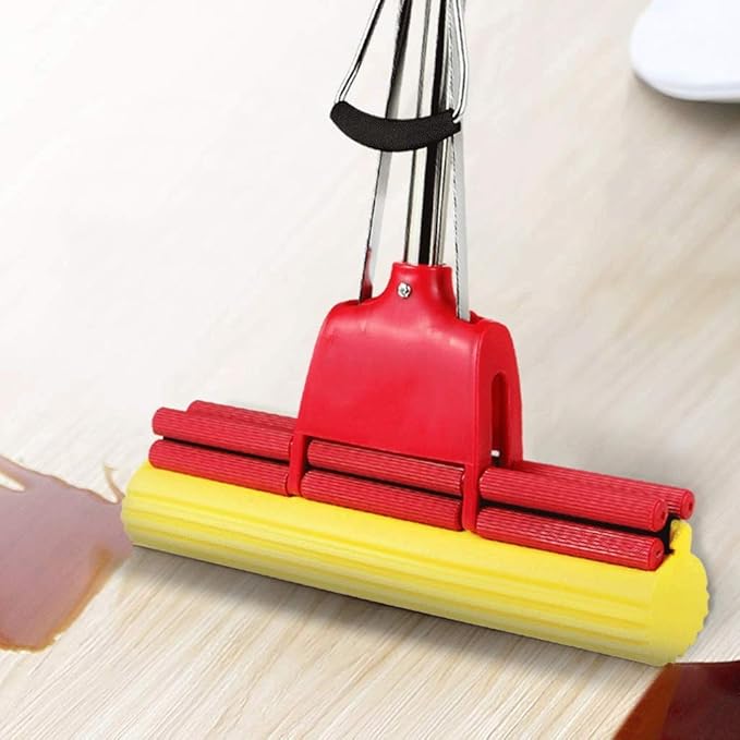 Mop - Microfiber Mop System Reusable Adjustable Lightweight Makes Cleaning Your Floors a Snap