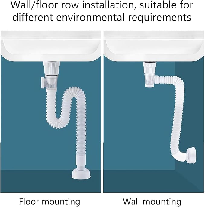 ABS Rotating Drain Pipe Prevents Odor Backflow Multifunction Not Odor For Home Hotel &amp Public Restroom Use Easy Installs