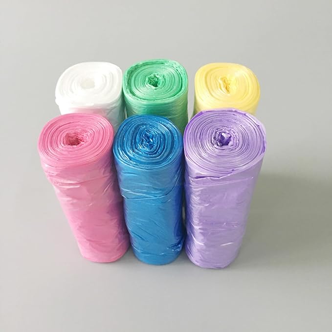 240 Pcs 4 Gallon Trash Bag Strong Drawstring Thick Unscented Bathroom Garbage BagsSmall Trash Can LinersClear Plastic Bathroom Trash Bags for Bedroom Home Office Kitchen