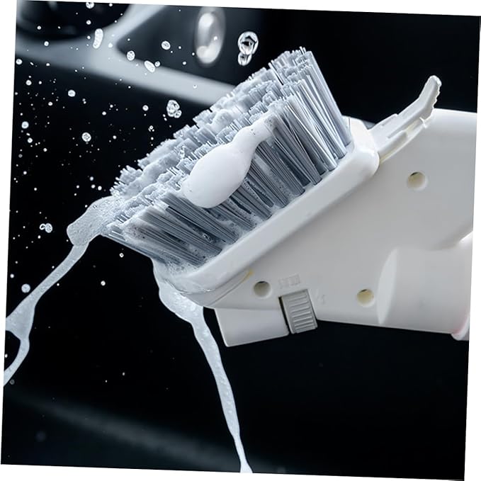Generic Grout Cleaner for Tile Floors Multi-Function Water Floor Brush Bathroom Glass Brush Tile Gap Cleaning Set