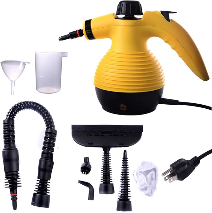 Steam Cleaner Handheld – Versatile Hand Held Steamer for Floor Upholstery and Grout Cleaning