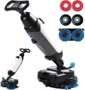 Carpet Cleaning Machine and Floor Scrubber 360 RPM Dual-Brush Rotary Floor Washer Cordless Design Mini Floor Cleaner 13000 ft²/h Efficient Cleaning for Commercial Spaces Schools Offices White