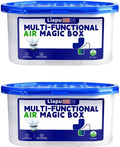 Liapu Wupu Multi-Functional Dust-Catching Wonder Box Dust and odour removal Physical adsorption technology Suitable for bedrooms living rooms and pet areas (23.6FL-OZ)