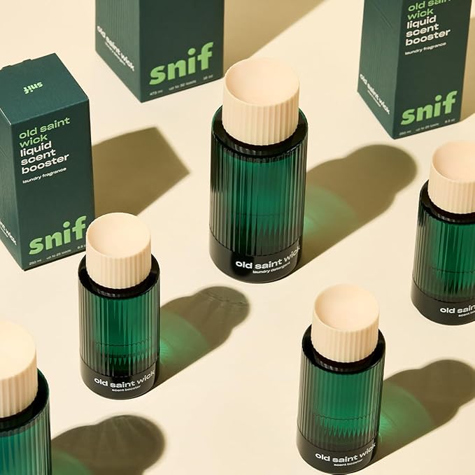 Snif Old Saint Wick Scent Booster Fresh-Cut Pine Fir Balsam &amp Cedarwood Holiday Scent 25 Loads Non-Irritating to Skin Clean Non-Toxic Vegan Cruelty Free 8.5oz