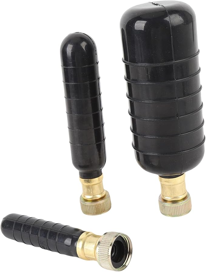 Rubber Drain Bladder Kit for 1 to 6 Inch Drain Pipes Bathroom Kitchen Sinks Unclog Bladders 3PCS DRAIN KIT
