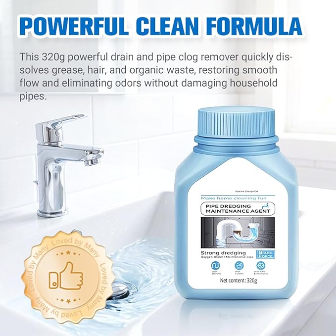 Drain Clog Remover Powerful Unclogging Sink Hair Cleaner for Kitchen Sink and Drain Cleaner Strong Unclogging Power Fast-Acting &amp Easy to Use (2PCS)