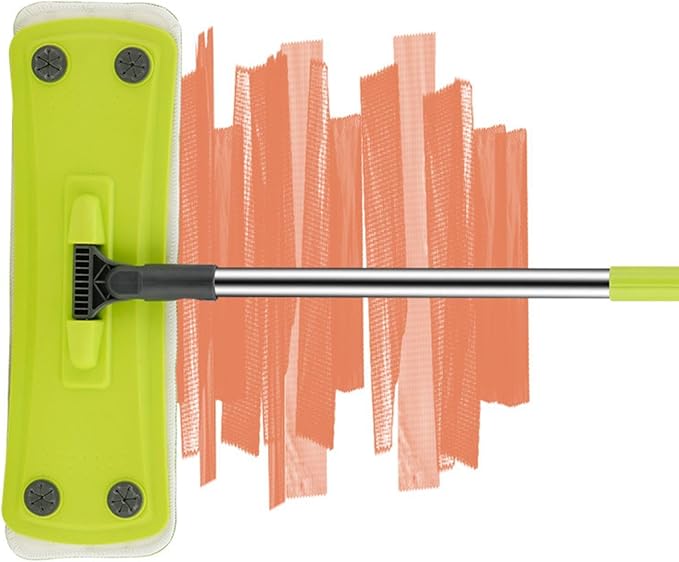 Flat Mop with Telescopic Handle Floor Mop for Commercial Home Use Household