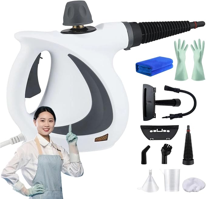 2026 New Pressurized Handheld Steam Cleaner For Home Multi-Surface Natural Steam Cleaner For Cleaning Floor Upholstery Grout And Car (A)