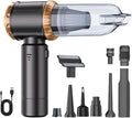 Powerful 22000Pa Wireless Handheld Vacuums Cleaner with 6000mAh Battery and 8 Accessories for Car Upholstery Home Office