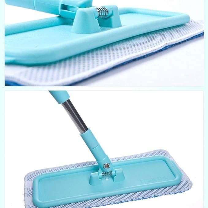 Microfiber Mop | Hardwood Floor Mop Mop Pads and Stainless Steel Handle with Extension Commemoration Day