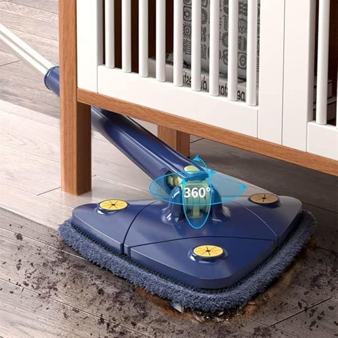 360° Rotating Triangle Mop Imitation Spin Hand Free Hand Washing Mop New Triangle Spin Home Water Butterfly Rotating 12027(Z)