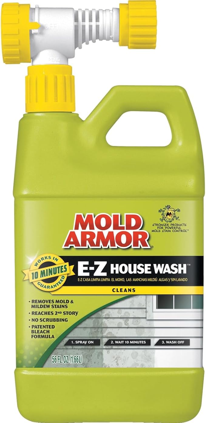 Mold Armor FG51164 E-Z House Wash Hose End Sprayer 64-Ounce green/yellow