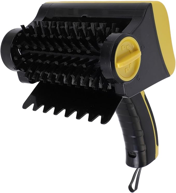 Heayzoki Electric Grill Clean Brush Cordless Power Grill Cleaner with 2600mAh Battery 250ml WaterTank Adjustable Speed Interchangeable Brush Heads for Outdoor