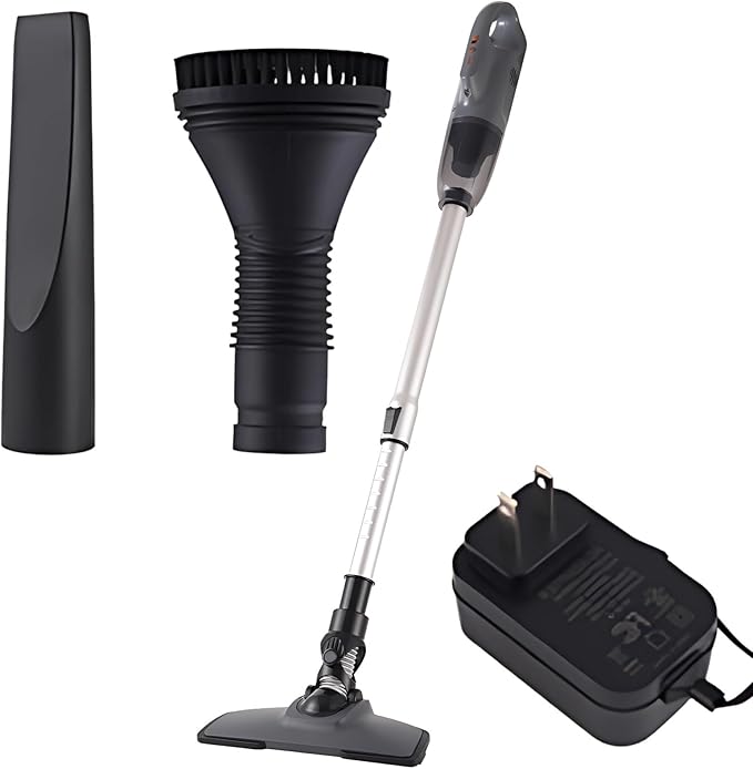 Cordless Vacuum Cleaner 6000-6500Pa Suction Home/Car Use Adjustable Pipe 120W 6000Mah Battery Multiple Attachments Wall Mount