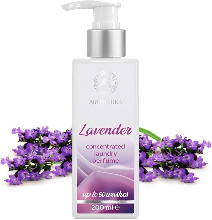 Concentrated Laundry Perfume Lavender 200ml - Liquid Perfume Laundry - Linen Freshener - Laundry Scent Booster - Cotton Perfume - Washing Fragrance - Flower Scent